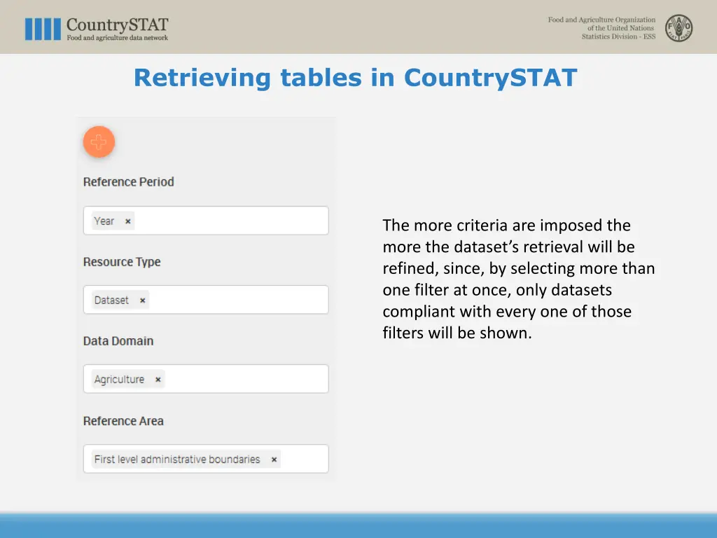 retrieving tables in countrystat 3