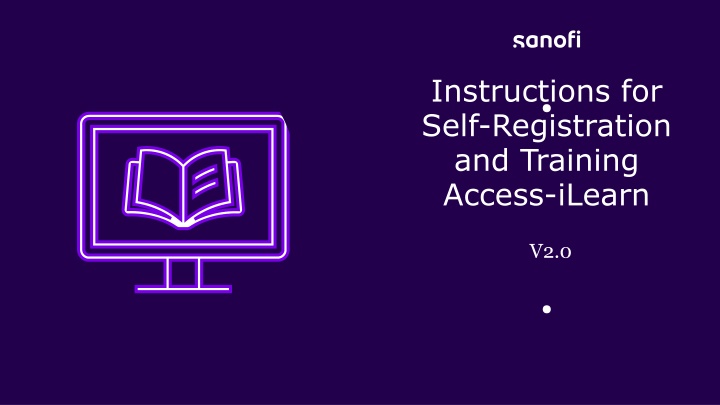 instructions for self registration and training