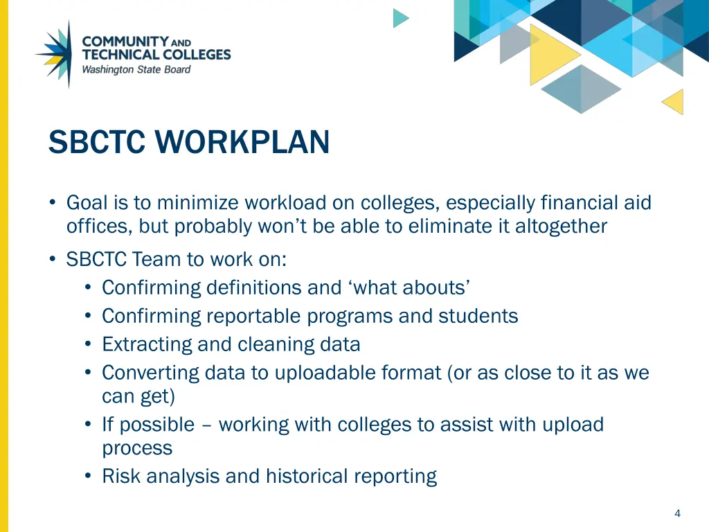 sbctc workplan