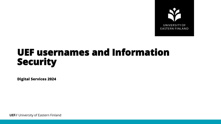 uef usernames and information uef usernames