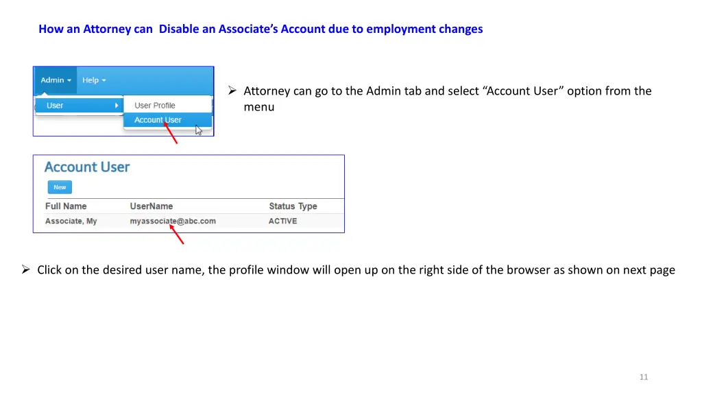 how an attorney can disable an associate