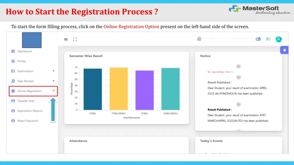 how to start the registration process