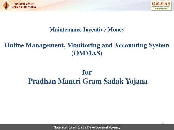 maintenance incentive money