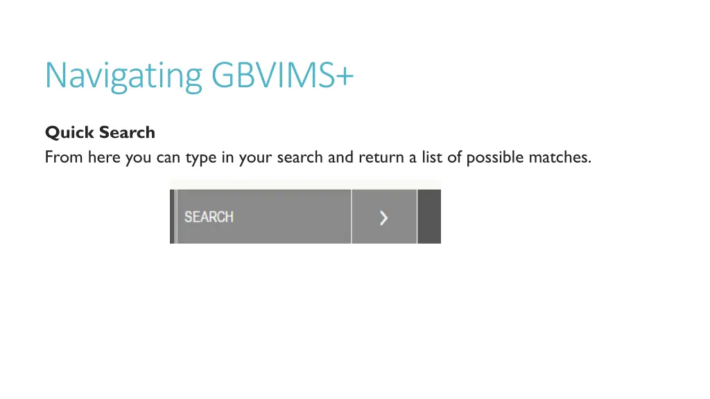 navigating gbvims 6