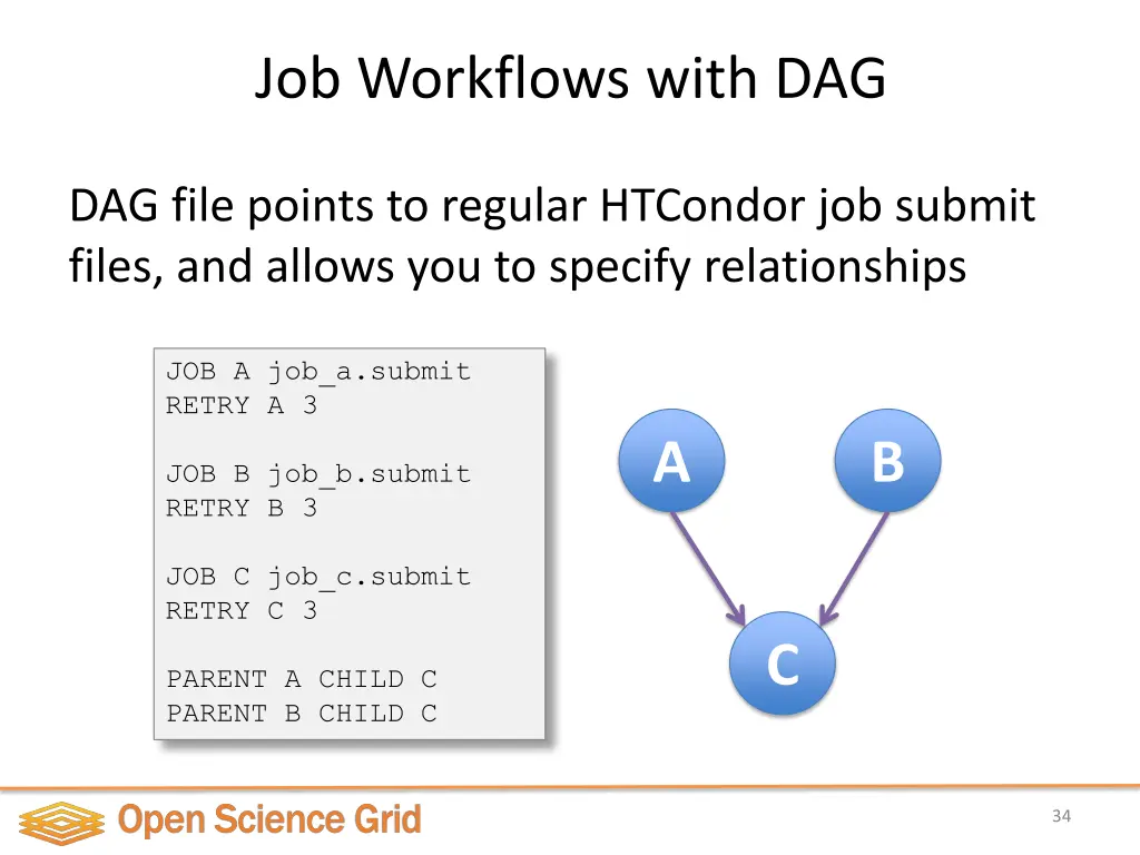 job workflows with dag 1