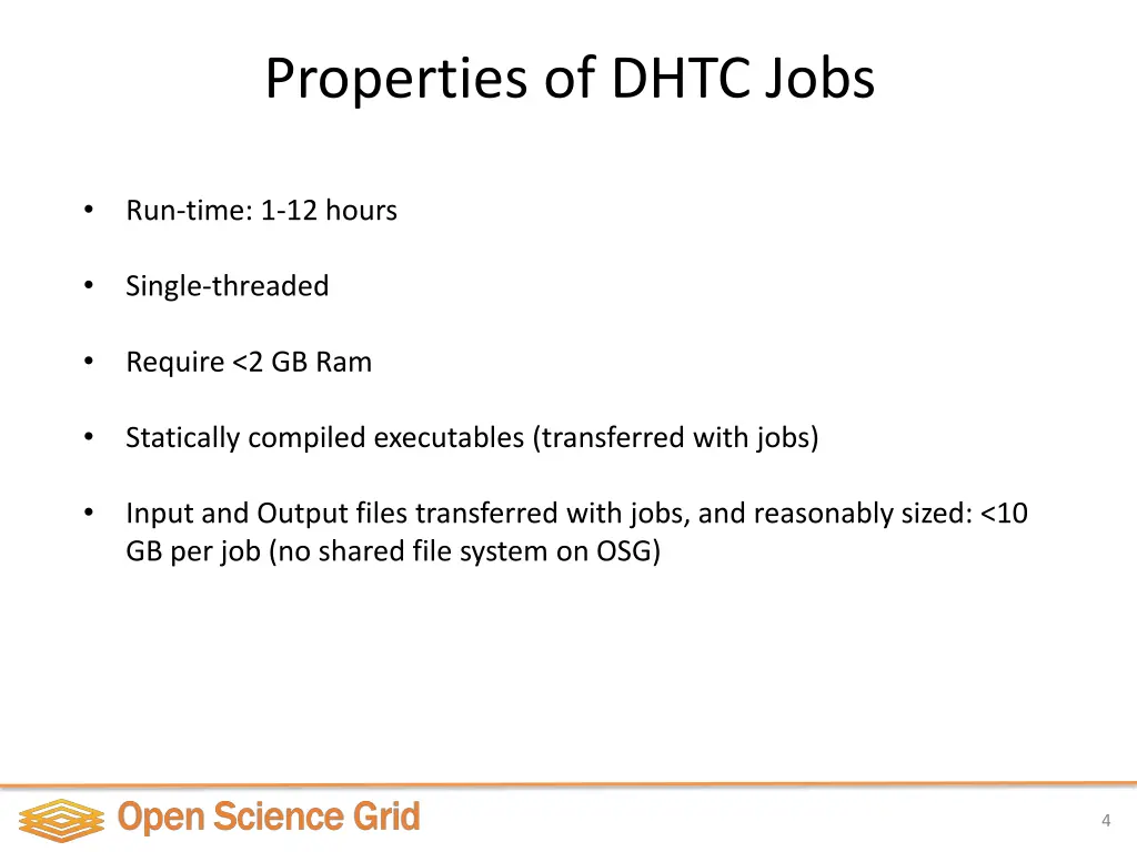 properties of dhtc jobs