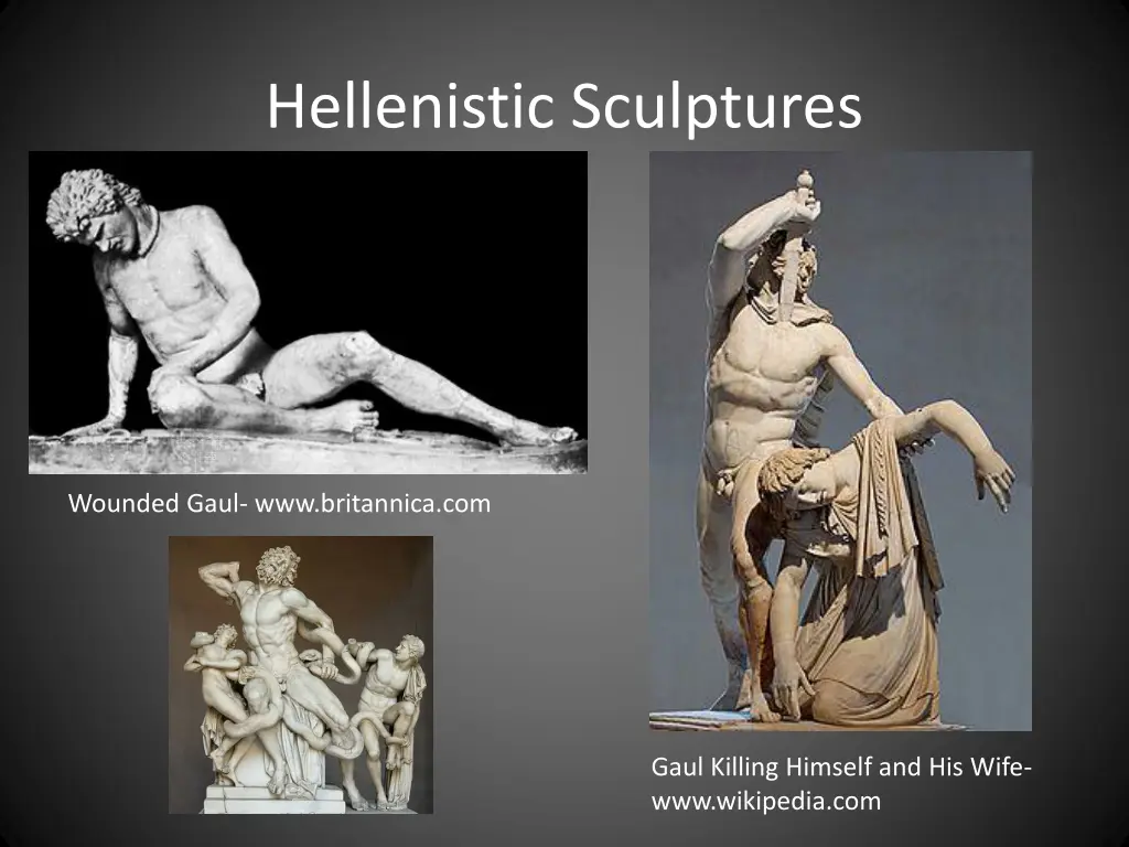 hellenistic sculptures