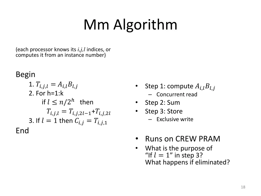 mm algorithm