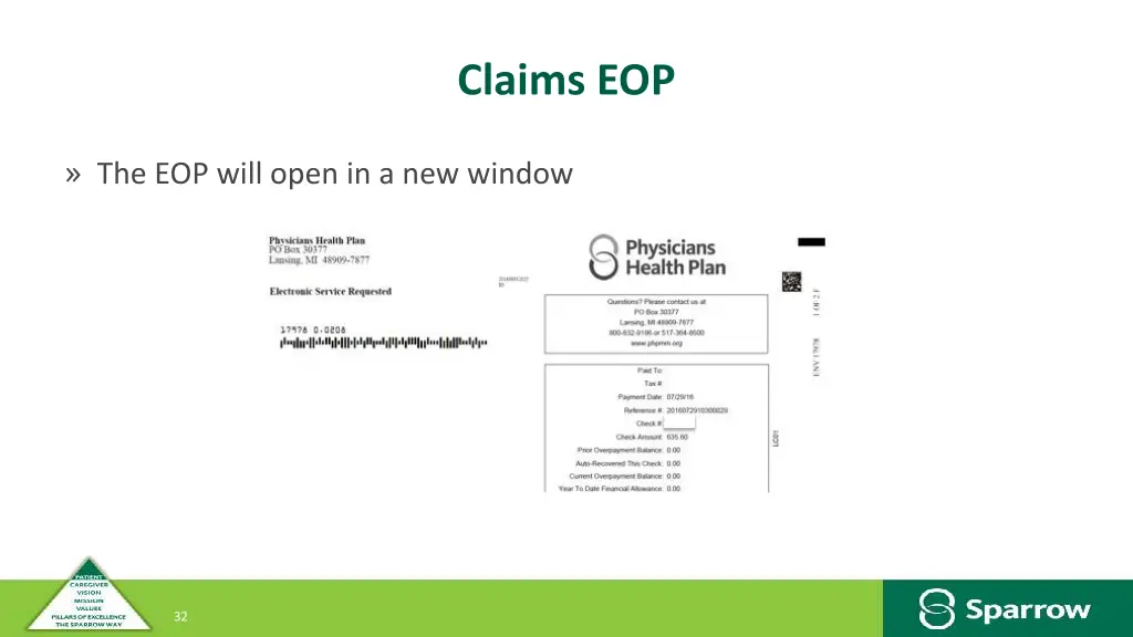 claims eop 1