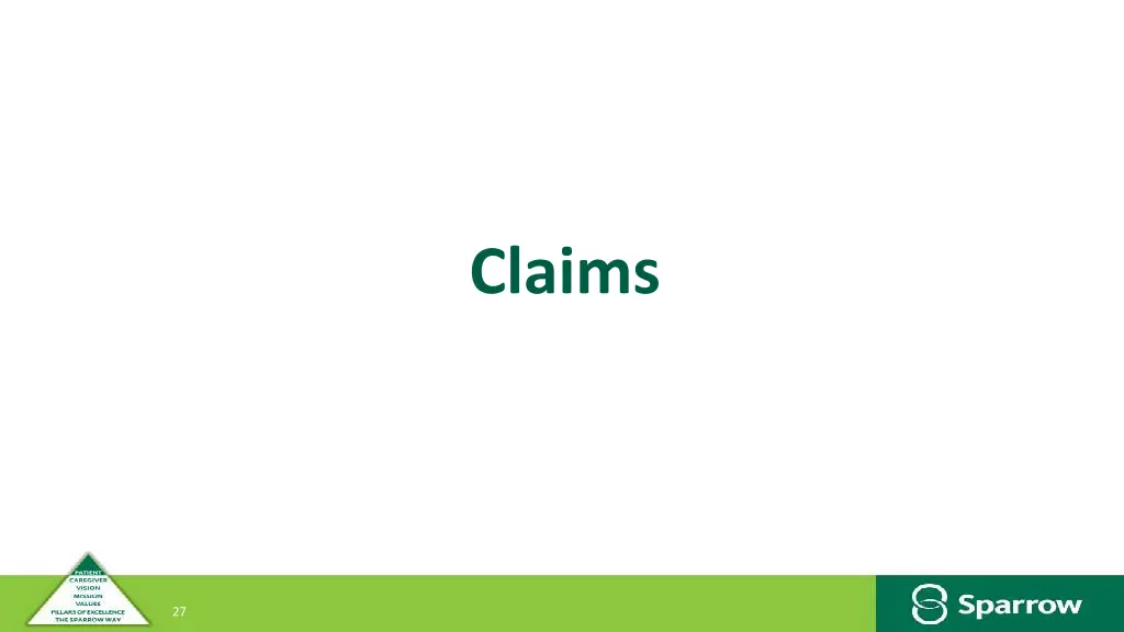 claims