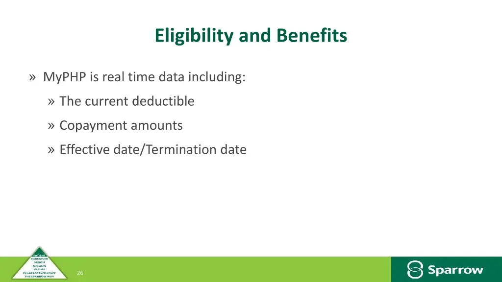 eligibility and benefits 2