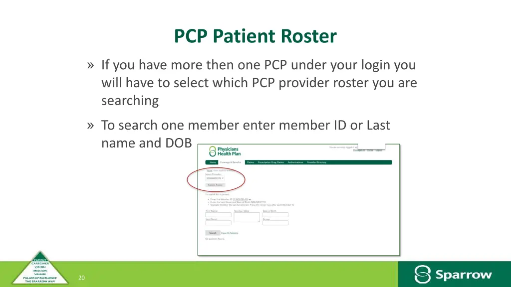 pcp patient roster 2