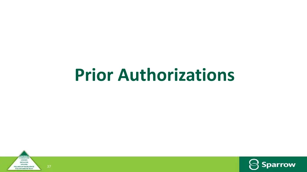 prior authorizations