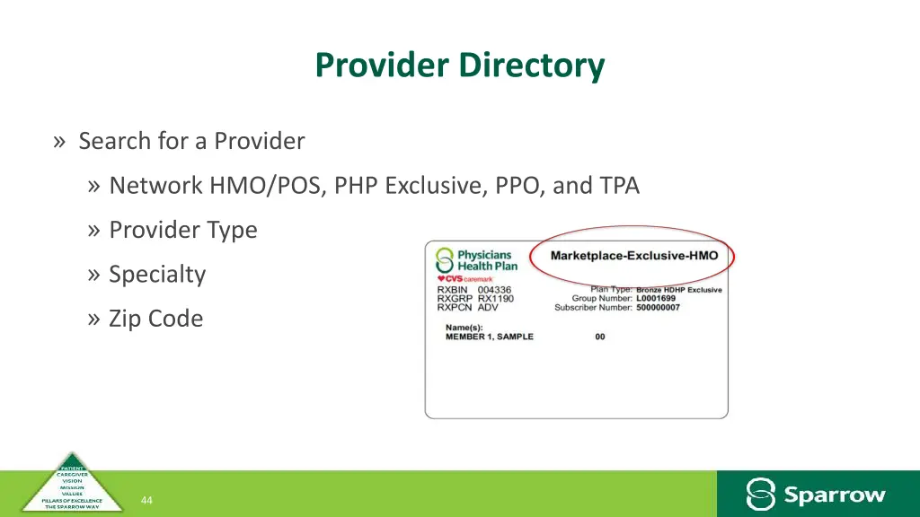 provider directory 2