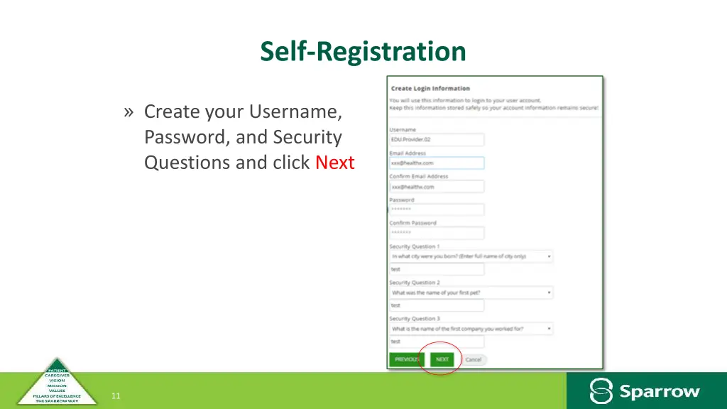 self registration 4