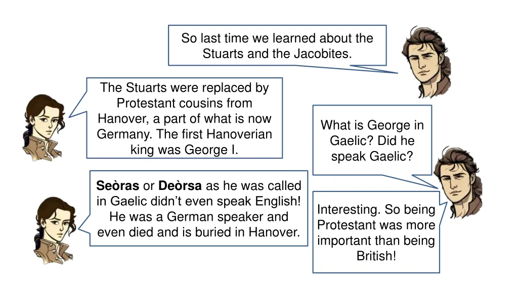 so last time we learned about the stuarts