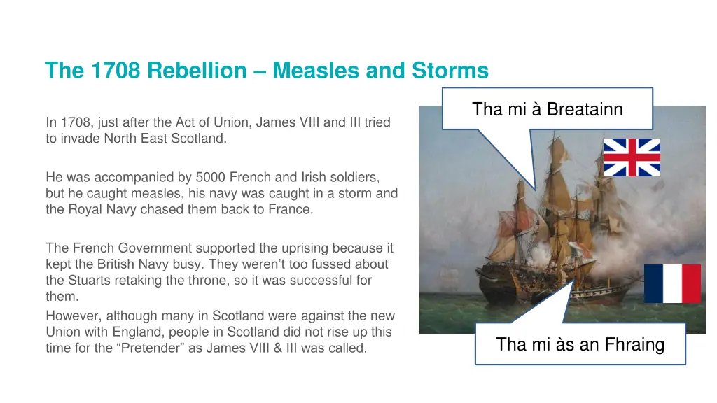 the 1708 rebellion measles and storms