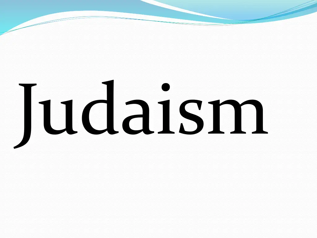 judaism