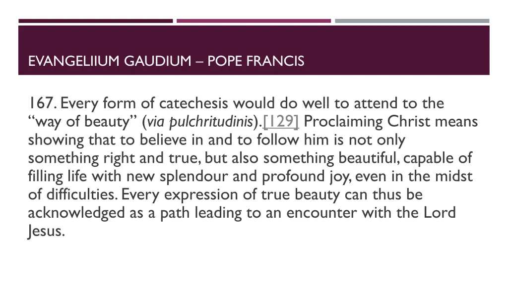 evangeliium gaudium pope francis