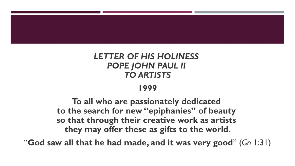 letter of his holiness pope john paul