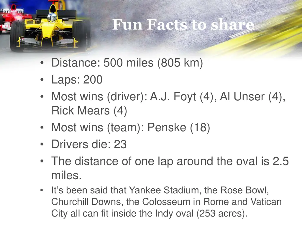 fun facts to share