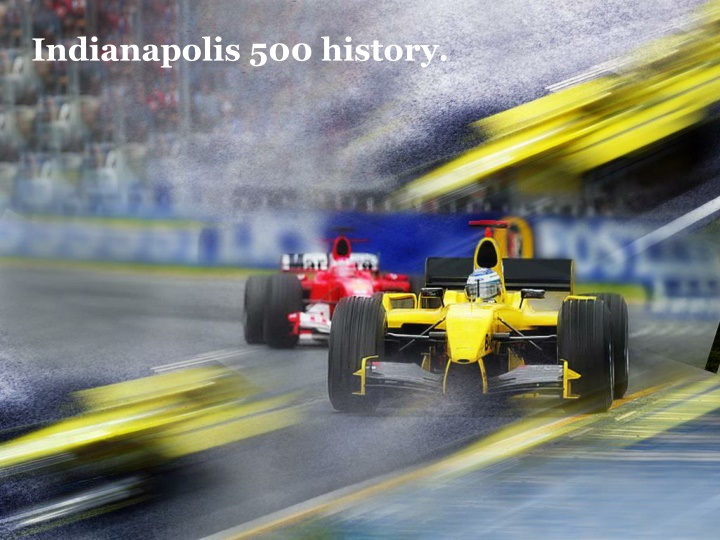 indianapolis 500 history