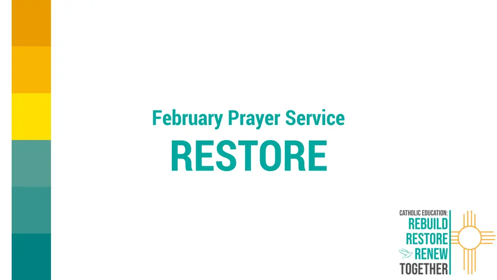 february prayer service restore