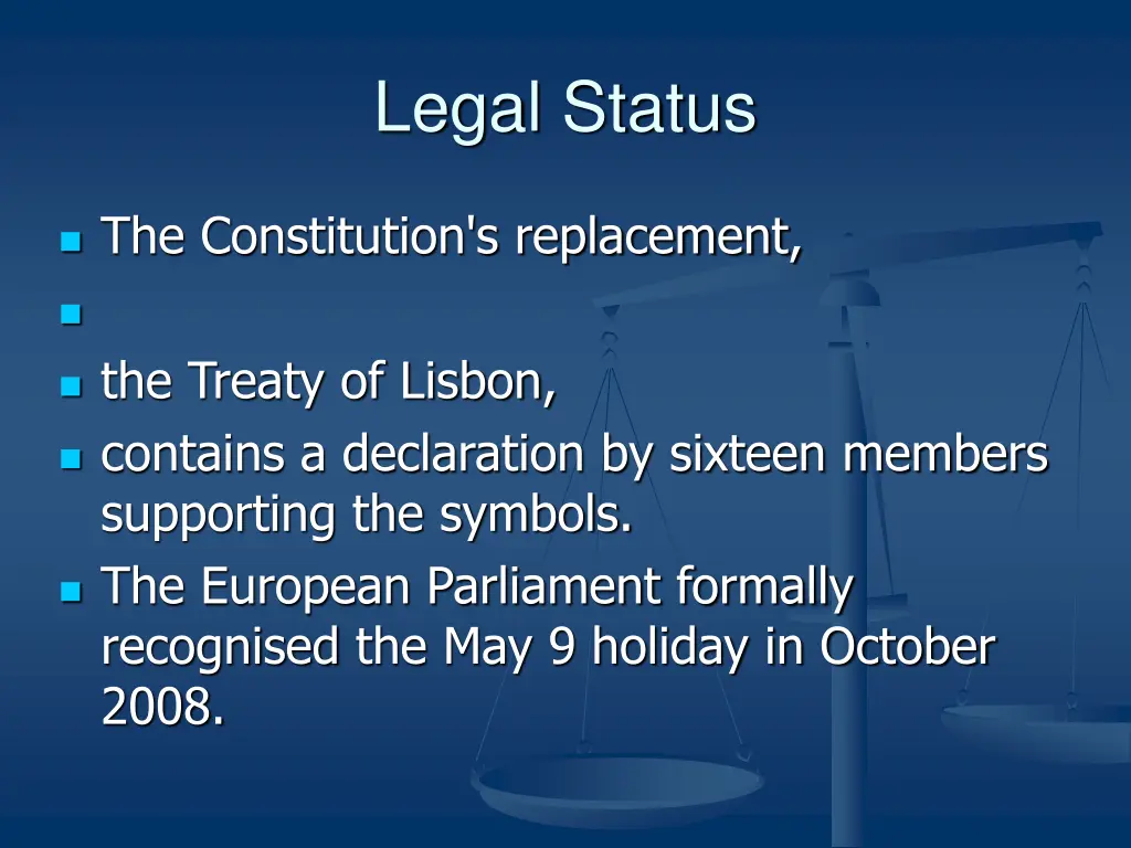 legal status 1