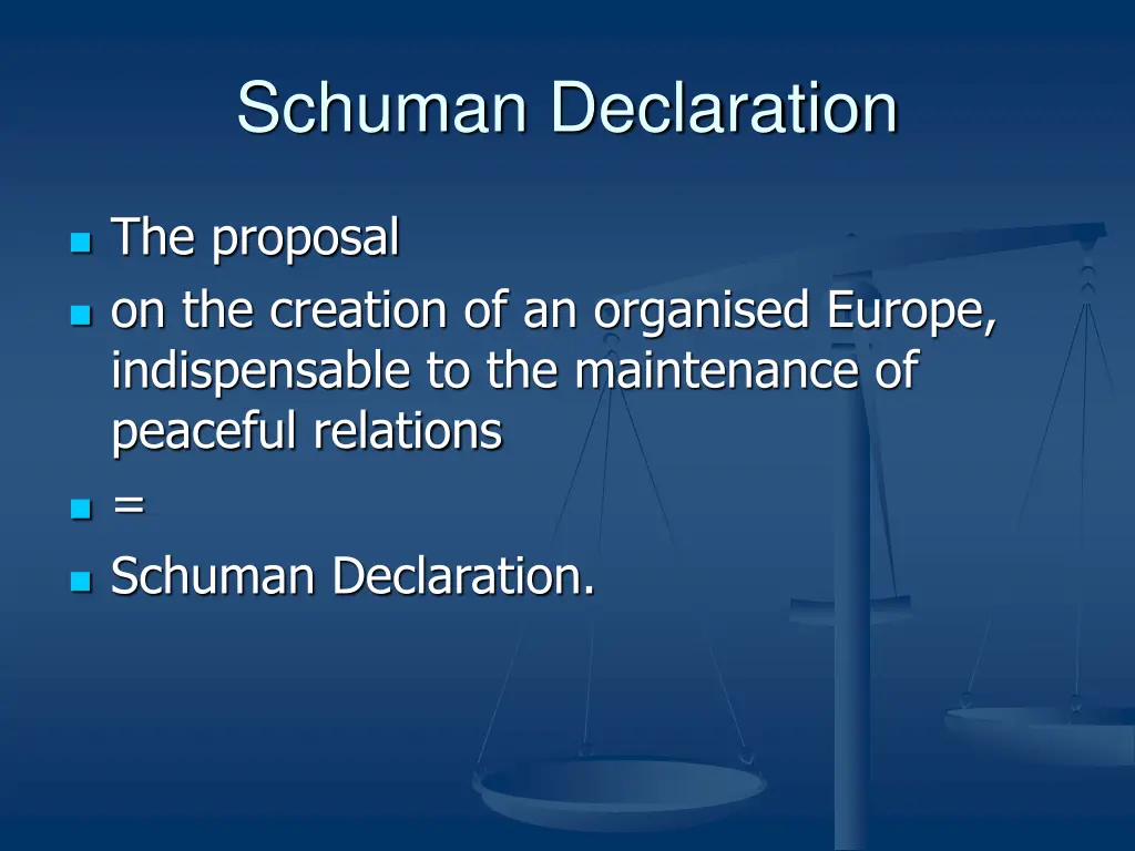 schuman declaration