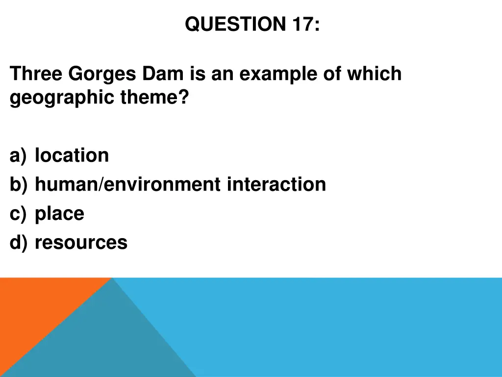 question 17