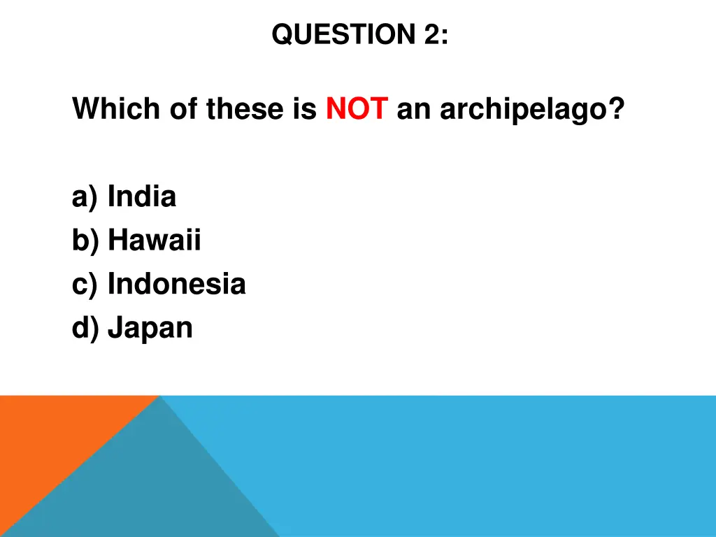 question 2