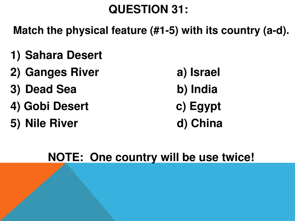 question 31