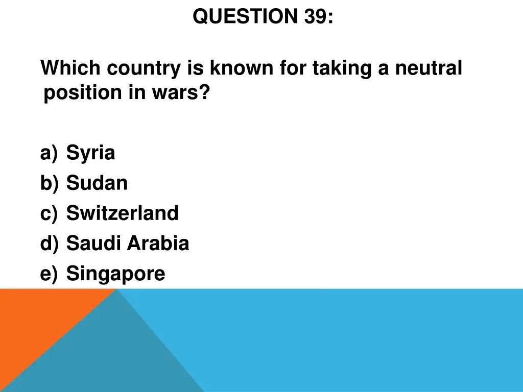 question 39