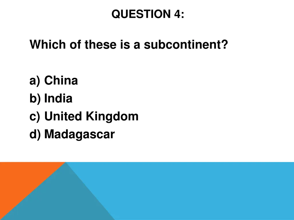 question 4