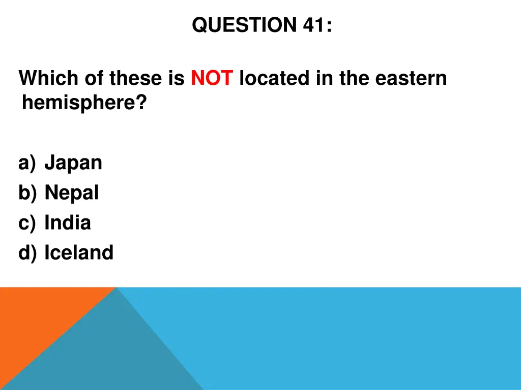 question 41