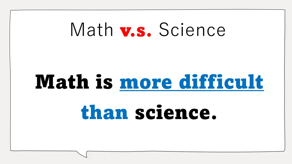 math v s science 2