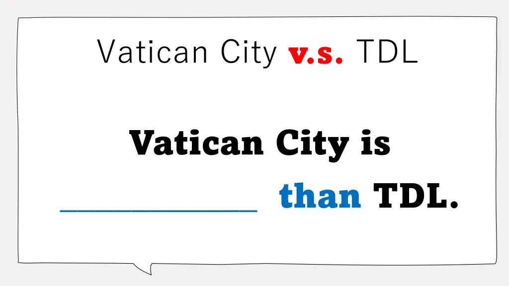 vatican city v s tdl