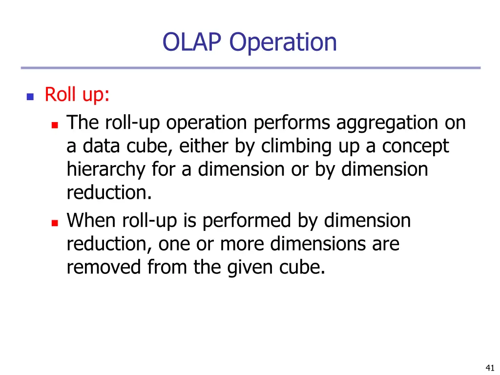 olap operation