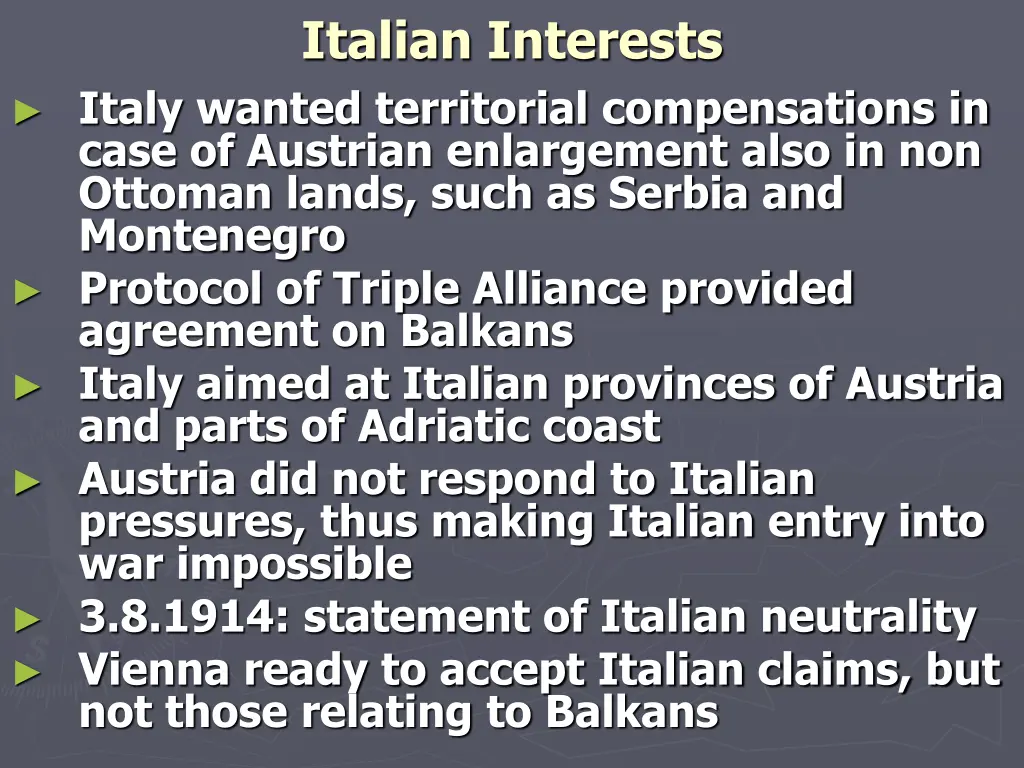 italian interests