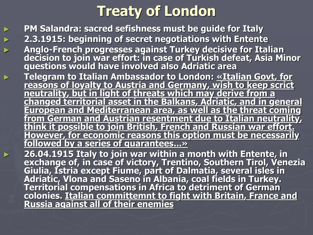 treaty of london