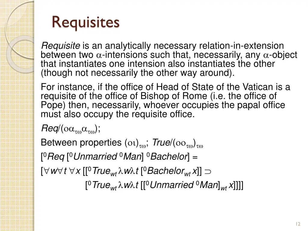 requisites