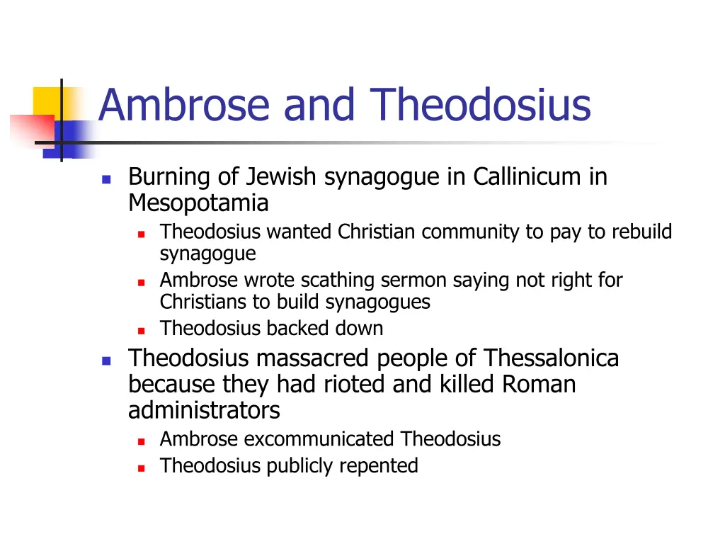 ambrose and theodosius