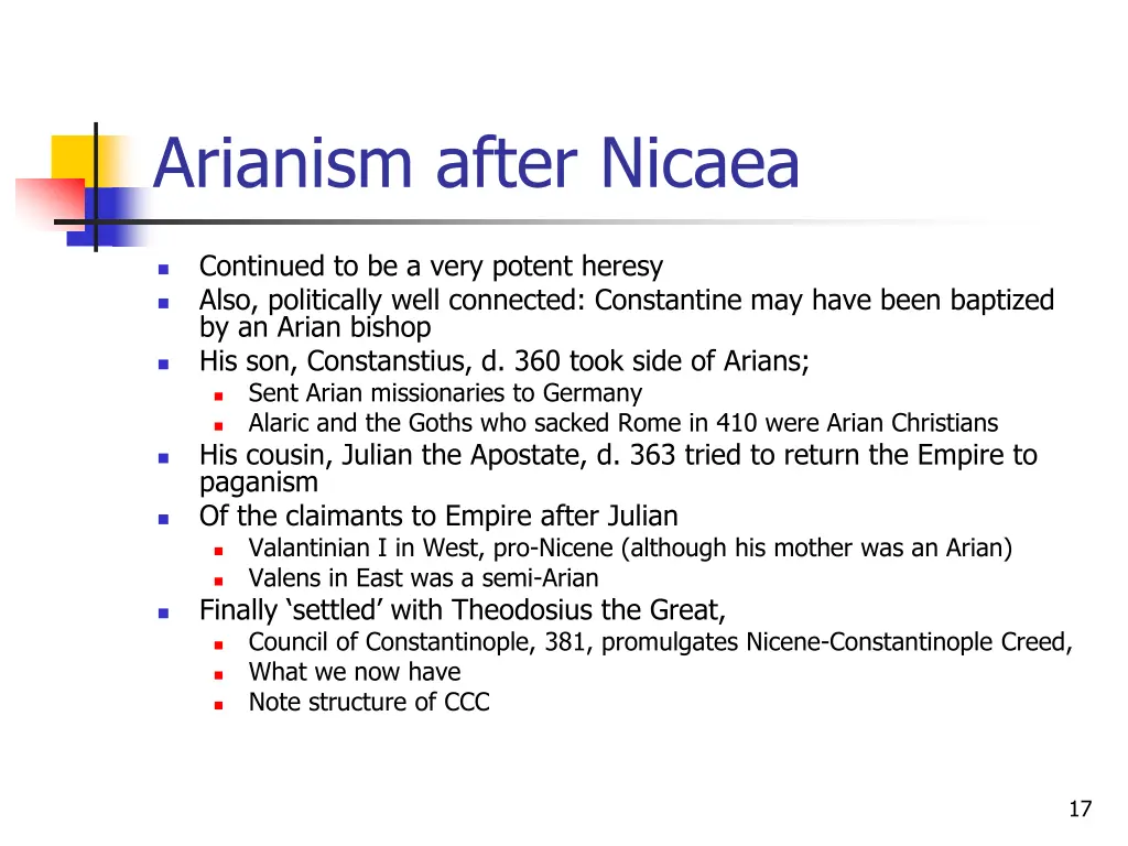 arianism after nicaea