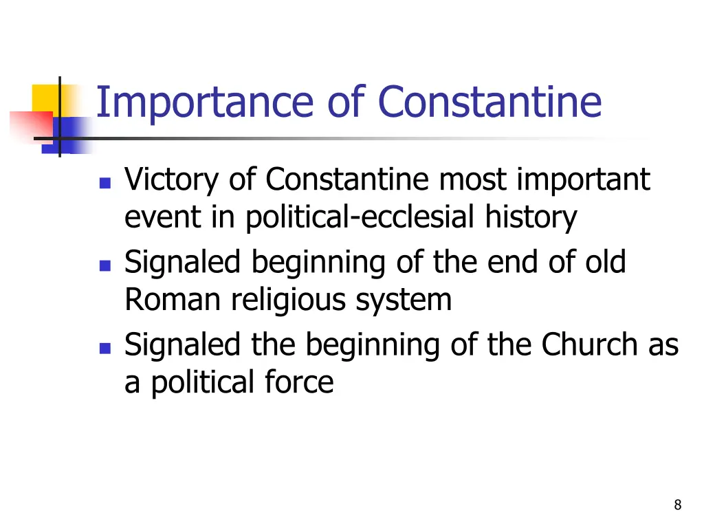 importance of constantine