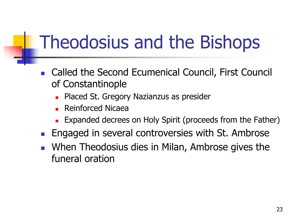 theodosius and the bishops