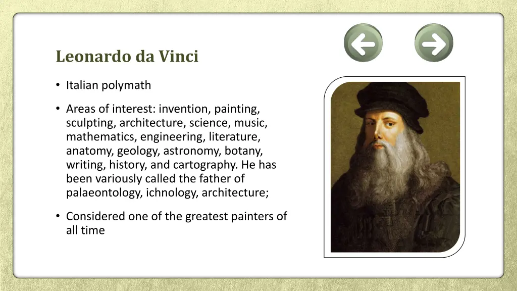 leonardo da vinci