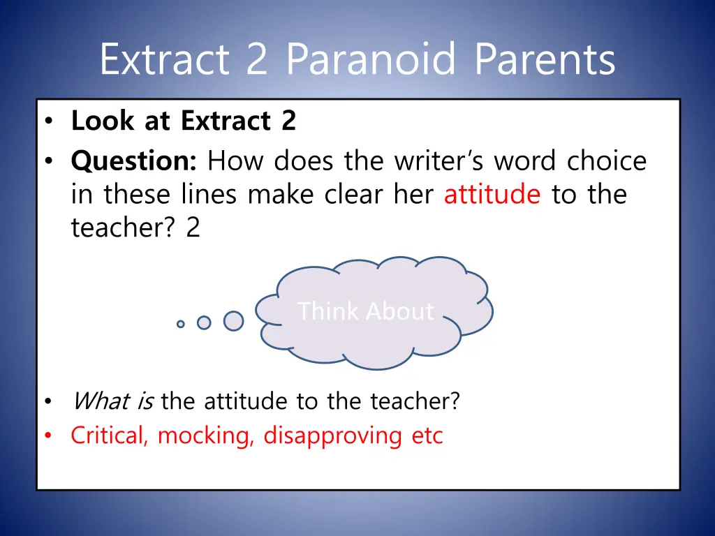 extract 2 paranoid parents