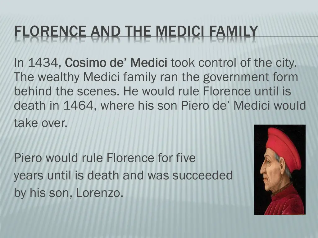 florence and the medici family