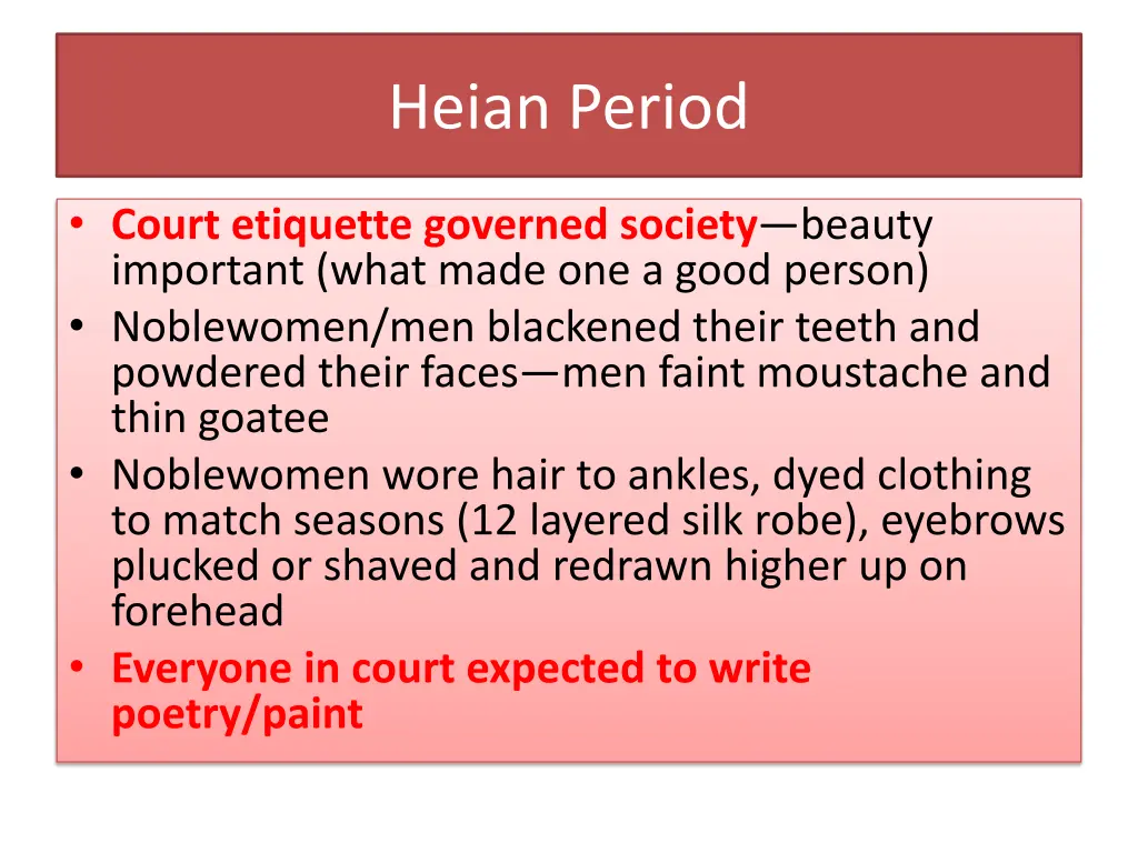 heian period 1