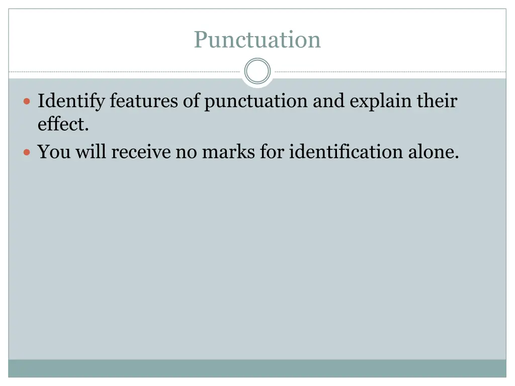 punctuation